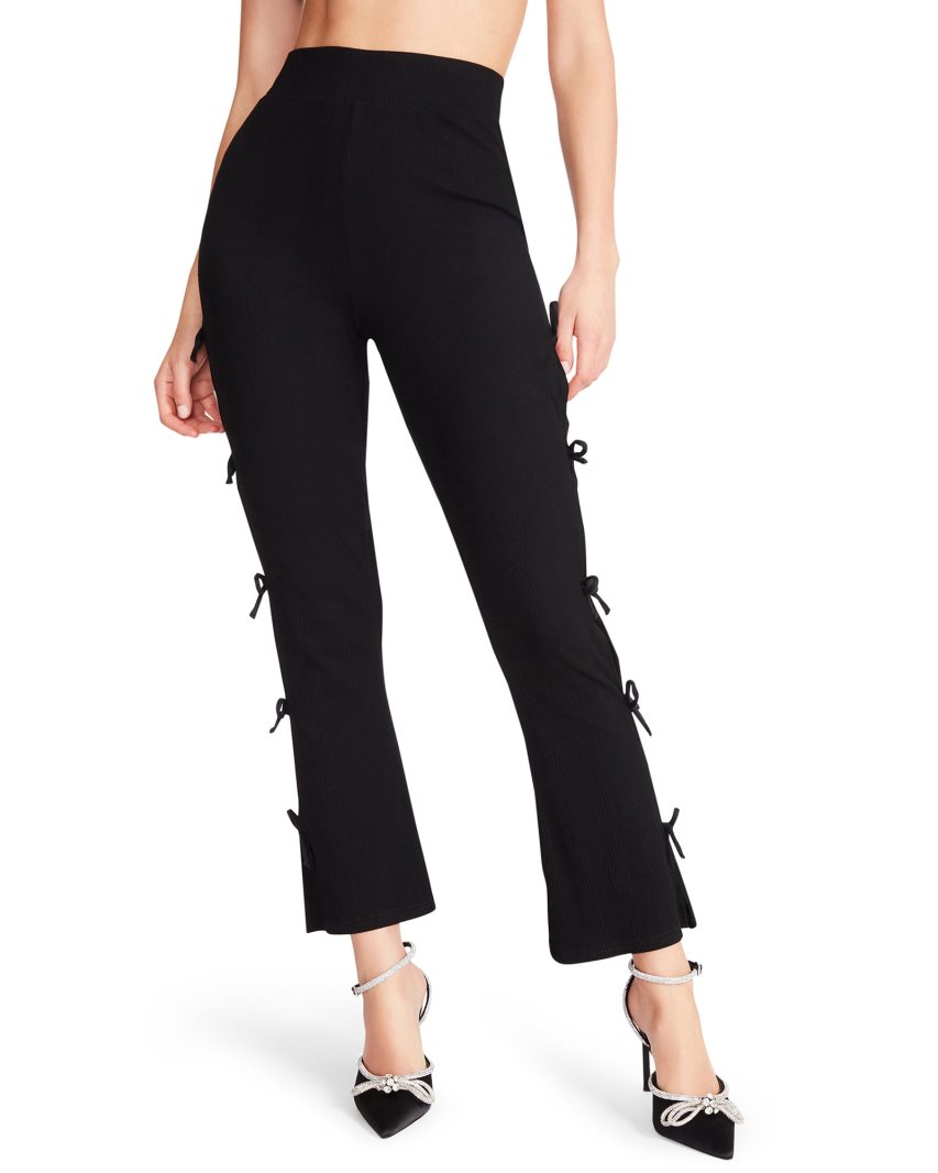 Black Steve Madden Angelina Women's Pants | PH 2573OKL